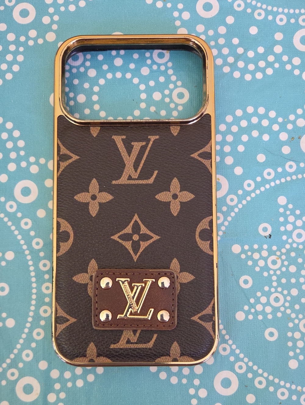 Louis Vuitton Brown & Gold Monogram IPhone 17 Pro Max Case